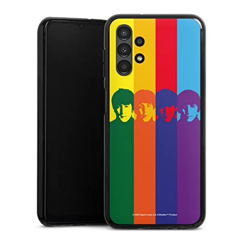 DeinDesign Coque en Silicone Compatible avec Samsung Galaxy A13 4G Étui Silicone Coque Souple Arc-en-Ciel The Beatles Bande - Les Beatles, Paul McCartney, John Lennon, RIngo Starr, George Harrison DeinDesign Coque en Silicone Compatible avec Samsung Galaxy A13 4G Étui Silicone Coque Souple Arc-en-Ciel The Beatles Bande