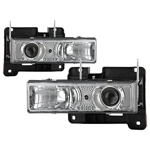 Aftermarket for 1995-2005 Chevy C K Tahoe Suburban LED Light Projector Headlights