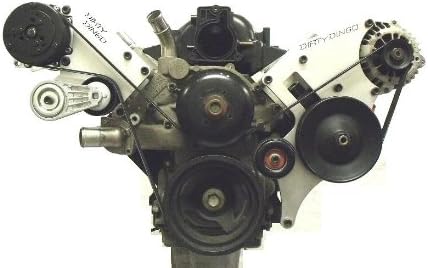 Dirty Dingo LS 3/8 6061 Billet Aluminum Alternator Vortec Truck High Power Steering Bracket