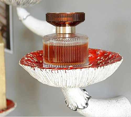 Aton D. Mushroom Hanging Shelf Cute Mushroom Wall Decor Floating Shelves Mushroom Rack Wall Mounted For Living Room Kitchen Bathroom Houseplants Decorative Trays (2.7 Inch+4 Inch+ 5 Inch) #TOP2