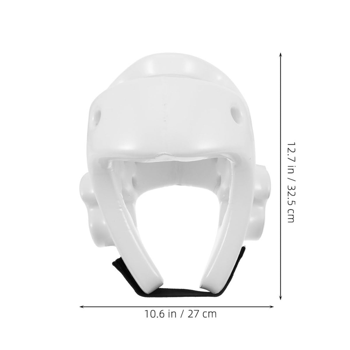 VICASKY Casco da Boxe Bianco in Pu Traspirante e Pratico per Protezioni Taekwondo, Adatto per Allenamento e Sparring Durante Attività di Boxing e Arti Marziali