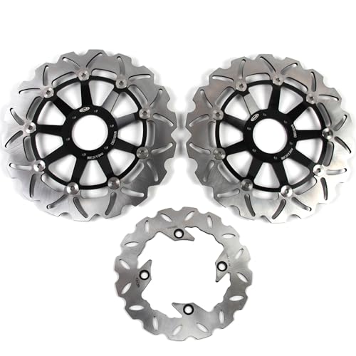 Rotors de frein noirs CBR600 600F 03 usinés avec précision