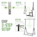 MAXLEAD HOME Clothes Rack Foldable Clothing Rack, 64.5''H Collapsible Garment Rack with 4 levels Adjustable Height, Portable Coat Rack for Travel, Camping, Drying, RV, Indoor, Outdoor, Easy Assemble