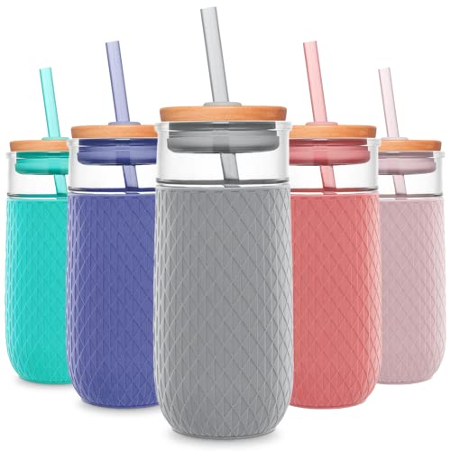 Best Glass Water Bottle with Straw Sip in Style
