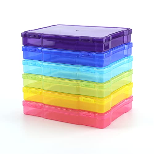 5x7in photo storage box, greeting cards organizer kit for Holiday Birthday Get Well Cards Photos, Crafts, Scrapbooking, Paper, Stickers and More(multi-color) - Thumbnail 3