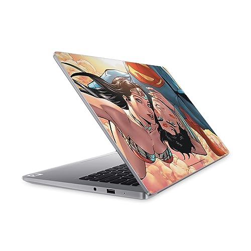 Autocollant Wonder Woman pour masquer les rayures du Mi Notebook 14 (2020) proprement