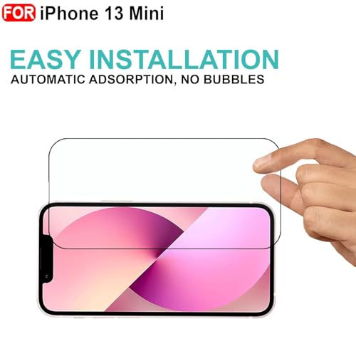 Image of Tempered Glass Screen Protector Compatible for iPhone 13 Mini [5.4 Inch] with Edge to Edge Coverage - Case Friendly, Anti-scratch [Pack of 1]
