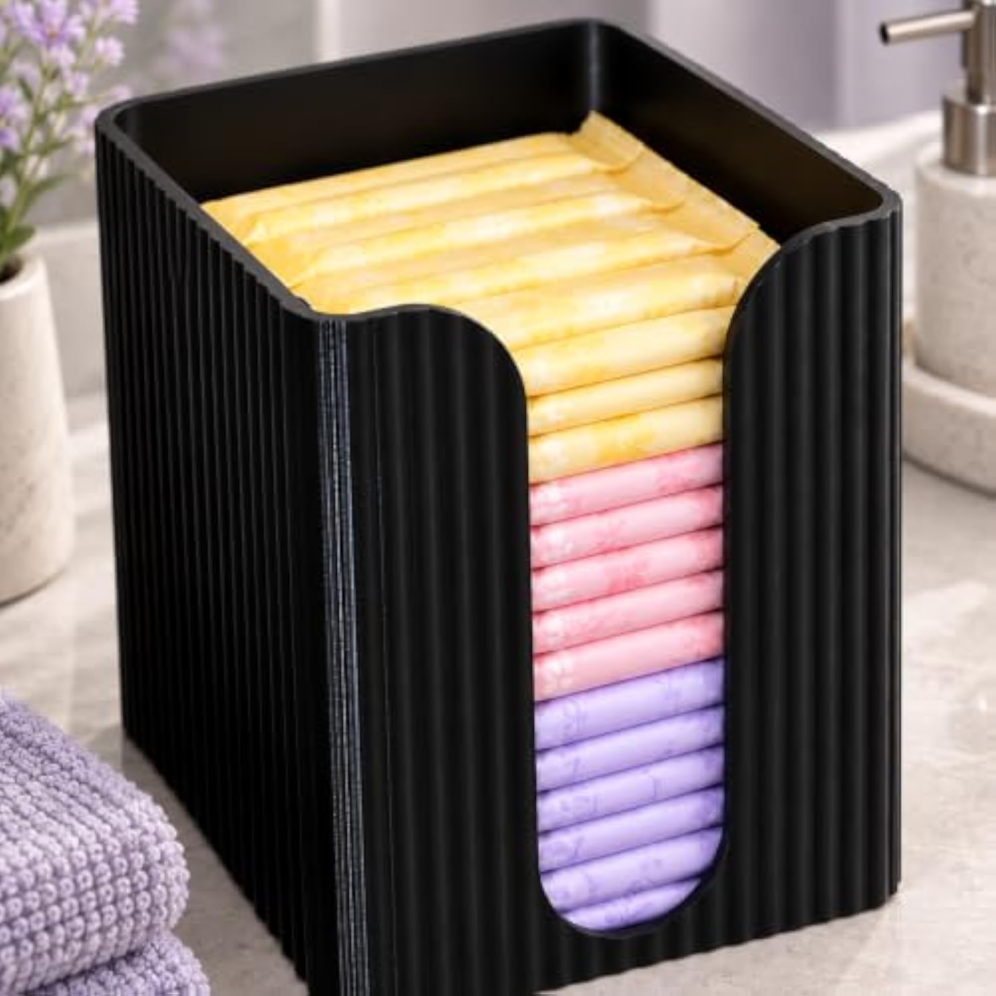 Sanitary Napkin Holder, 20 Capacity Storage Box