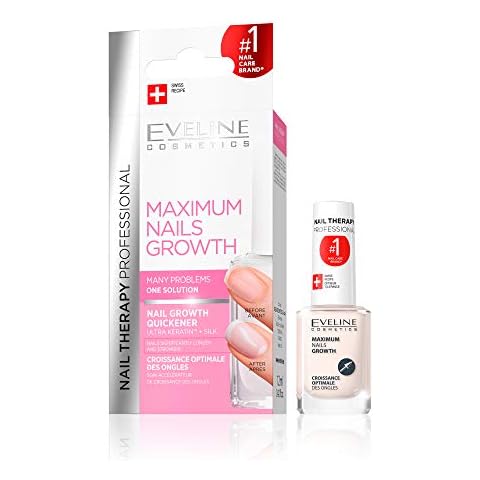 Eveline Cosmetics Nageltherapie-Conditioner Nagelwachstum Beschleuniger und Nagelhärter fur Brüchige Nagel | 12 ml | Nagelpflege und Behandlung | Sofortiger Effekt | Einfache Anwendung Cover