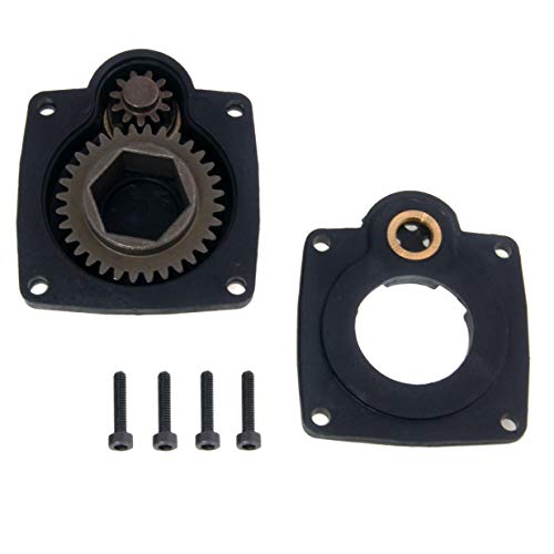 Sharegoo 27Mm Electric Roto E-Start Power Starter Drill Plate Nitro Engine Backplate Power Back Cover 11011 Compatible With 1/10 Rc Vertex 16/18/21 Sh 18/21 Nitro Engine Rotor,Hole Centers 27Mm #TOP1