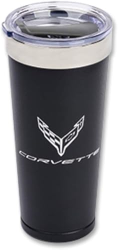 Miniatura 3 de C8 Corvette Next Generation Polar Tumbler 20oz  Taza de viaje (Plata)