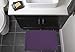 DII Popcorn Bath Rug, 17x24, Eggplant