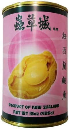 蟲草城 1头纽西兰罐头鲍鱼1罐 / Chung Chou City New Zealand Canned Abalone 1 Canned