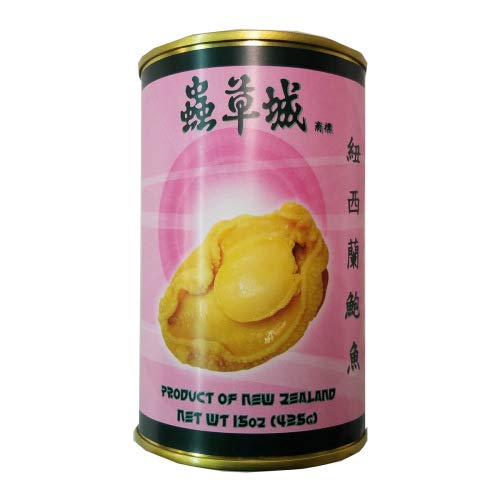 蟲草城 1头纽西兰罐头鲍鱼1罐   Chung Chou City New Zealand Canned Abalone 1 Canned