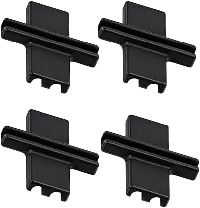 Golf Alignment Stick Clips 4 Pack, 8mm Alignment Stick Connectors for Ball Position, Stance, Putting, Swing Setup and Parallel Line Golf Practice, Clips Only image 4