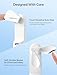 JISULIFE Handheld Mini Fan, 3 IN 1 USB Rechargeable Portable Fan [12-19 Working Hours] with Power Bank, Flashlight, Pocket Design for Travel/Summer/Concerts/Lash, Gifts for Women (White)