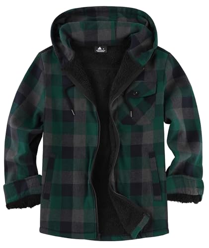 JACKETOWN Giacca Boscaiolo da Uomo Giacca Uomo Foderata Cappuccio a