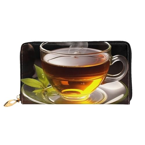 Portefeuille de voyage pour femme fermeture éclair grande capacité avec motif vache classique