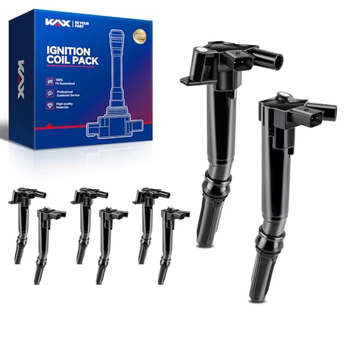 Image of KAX 8 Ignition Coils for Ford F-250 Super Duty 2011-2017 6.2L V8 | Fits F-350 Super Duty 2011-2017 6.2L, F-150 2010-2014 6.2L, E-350 Super Duty 2017 6.2L Replaces UF631