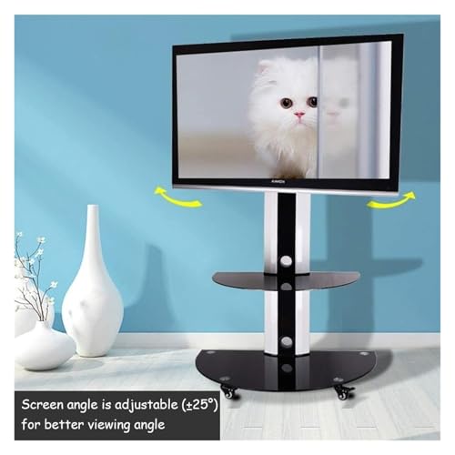 Soporte móvil para TV de 32 a 60 pulgadas negro miniatura 6