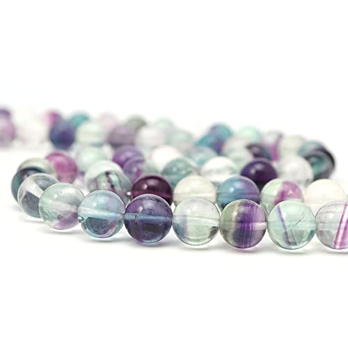 全粒虹入り　フローライト　12mm　天然石　ブレスレット 高品質虹入りレインボーフローライト約10～10.3mmブレスレット