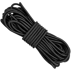 Zkydhbd Starkes Elastisches Bungee Stoßkabel, Schwarz