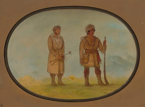 Peinture Décorative sur Toile Cherokee George Catlin finition musée pour intérieur chic