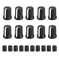 Volume control knobs are suitable for various electronic devices, such as electric guitars, bass, dimmers, potentiometers, power amplifiers, synthesizers, audio speakers, mixer boards, amplifiers, audio, encoders, etc. Bass knobs can be used to contr...