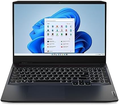 Notebook Lenovo Gaming 3 R7-5800H 8GB 512GB SSD GTX1650 15.6 W11