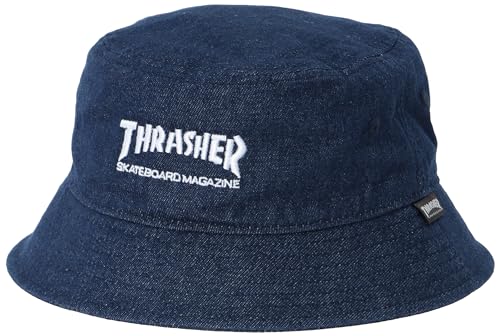 [スラッシャー] キッズ 定番 バケットハット (ブランドロゴ) [ K-THR-H01K / MAG LOGO HAT ] 帽子 DENIM FR