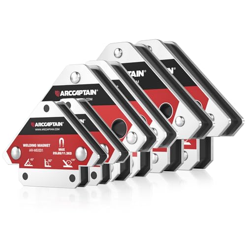 ARCCAPTAIN Welding Magnets 25LB&55LB&75LB 6Pcs Welding Magnet Set, Magnetic Welding...