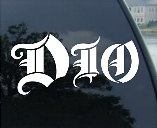 Dio - Car, Truck, Notebook, Vinyl Decal Sticker #2393 | Vinyl Color: White