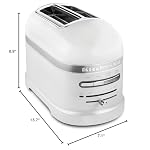 KitchenAid 2-Slice Pro Line Toaster, Extra Wide Slots, Frosted Pearl White - Image 2