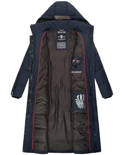 Navahoo Damen Winter Jacke Stepp Mantel B872 [B872-Isal-Navy-Gr.XXL]