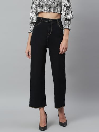 Image of KOTTY Women's Regular Fit Jeans - Slim Through Hip with Straight Leg Design