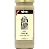Krinos Tahini Ground Sesame Seeds, 16-Ounce Jar (Pack of 6)