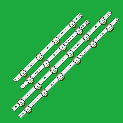 Tira de retroiluminación compatible con 43UJ670V 43UJ651V 43LV340C-UB 43UJ6525 43UJ6565 43 V17 ART3 2867 Rev0.3 1 6916L-2867A 6916L-2867B