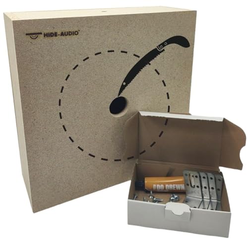 Hide-Audio Akustisches Gehäuse UNIVERSAL für Einbaulautsprecher - V-LITE V330u