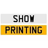 Show Plate Printing - Front | Rear | Pair | License Plate | Number Plate | Standard 2D/3D/4D Printed NOVELTY NAMES CUSTOM DESIGN