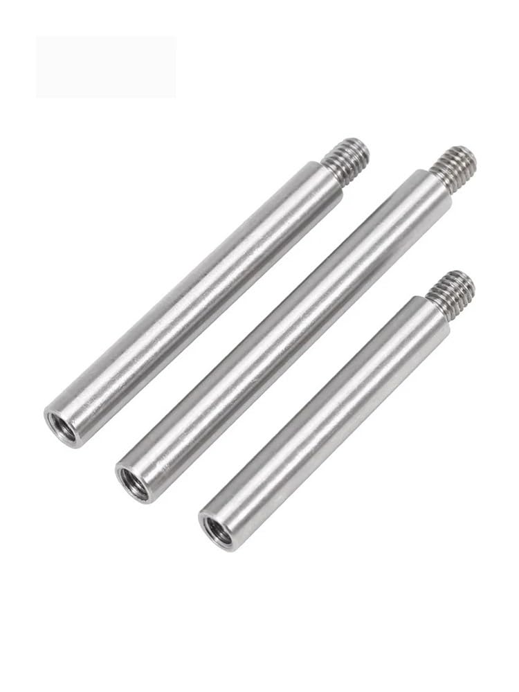 Snapklik.com : 5pcs 304 Stainless Steel Threaded Pillar M6 Round ...