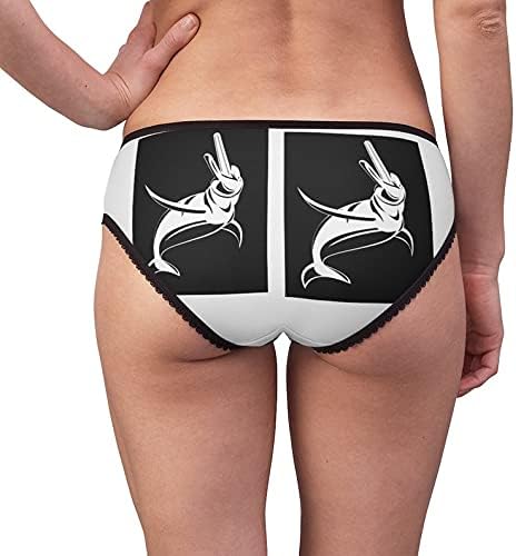 Amazon River Dolphin Panties, Amazon River Dolphin Underwear, Briefs, Cotton Briefs, Funny Underwear, Panties For Women