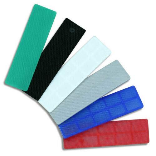 Plastic Packers & Shims Variety Pack – 300 Pieces, 1-6mm Thickness, For Levelling & Fitting