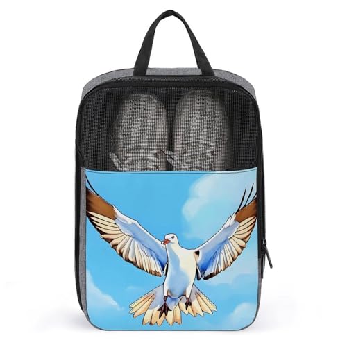 Sac à chaussures mouettes gris taille unique suspendre