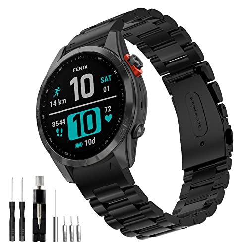 Bracelet Fenix 8 43mm métal pour le bureau et le quotidien