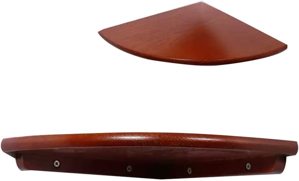 Corner Floating Shelves Red Oak Corner Shelf, WallMounted