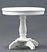 Classics by Handley Dollhouse Miniature Round End Table (White)