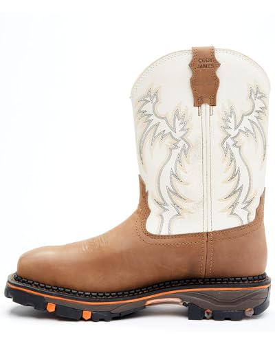 Cody James Men's 11" Decimator Waterproof Western Work Boot Nano - Bcjcwspw1173