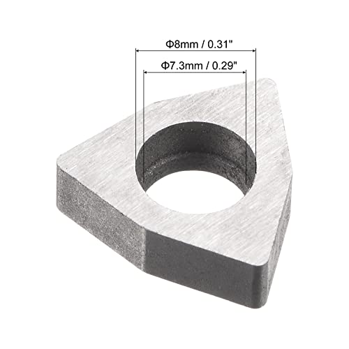 Image of uxcell Carbide Insert Seat Shim MW0804 Turning Tool Thread Lathe Shim Seats 10Pcs