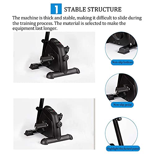 Elektrisch pedaal Mini-revalidatiemachine Hometrainers, hometrainer voor bovenste en onderste ledematen Rehabilitatiefiets voor middelbare leeftijd Intelligent display Veilige multifunctionele fiets - Afbeelding 3