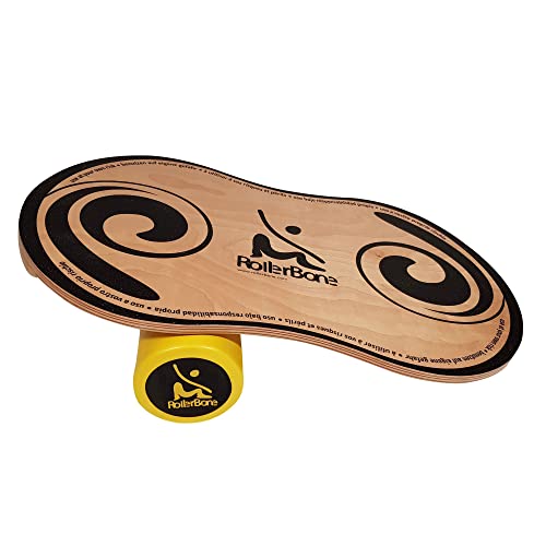 RollerBone 1.0 Classic Set - Balance Board & Balance Trainer für Fitnesstraining/Balance Boarding